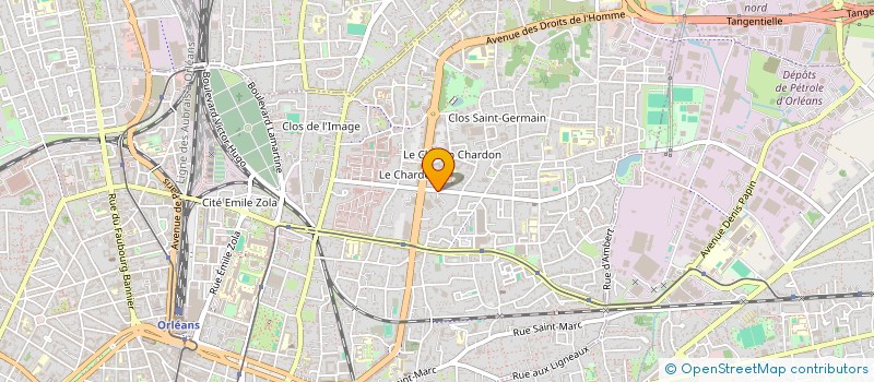 localisation de l'entreprise MADAME MAGALI PENNETIER JOBIN à ORLEANS