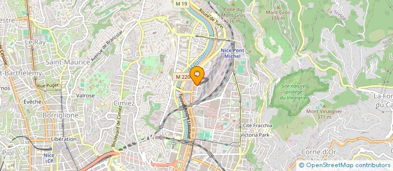 localisation de l'entreprise MADAME MAGALI PEREZ à NICE