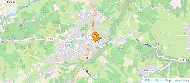 localisation de l'entreprise MADAME MAGALI PERNOT  SOUCIEU-EN-JARREST