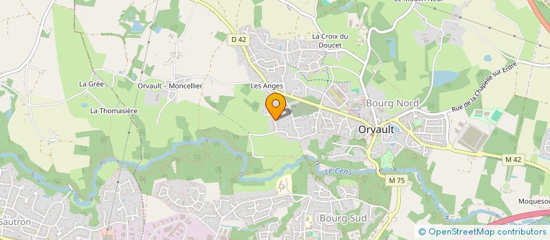 localisation de l'entreprise MADAME MAGALI PERROUIN à ORVAULT