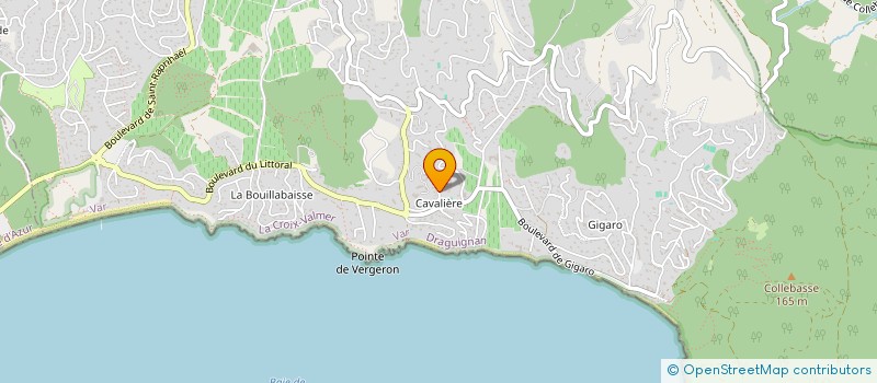 localisation de l'entreprise MADAME MAGALI PETIT  LA CROIX-VALMER