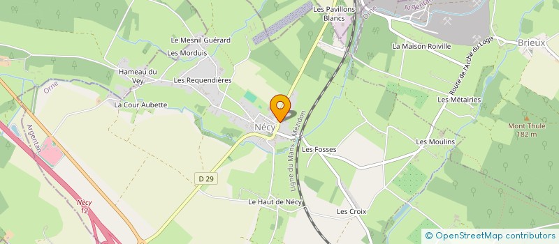 localisation de l'entreprise MADAME MAGALI PETIT à NECY