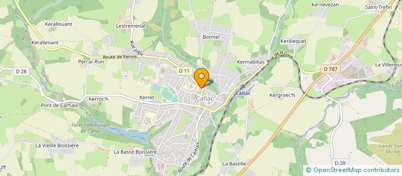 localisation de l'entreprise MADAME MAGALI PHILIPPE  LOHUEC