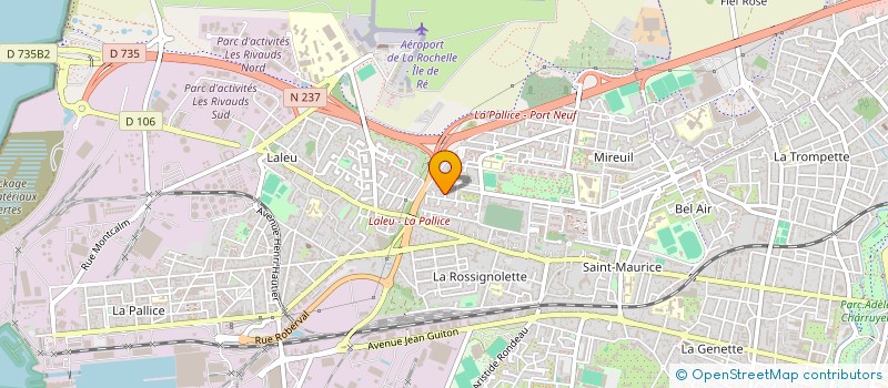 localisation de l'entreprise MADAME MAGALI PICARD  LA ROCHELLE