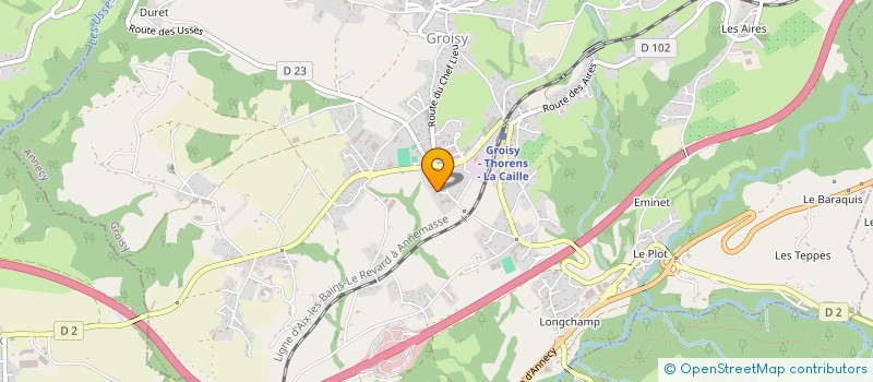 localisation de l'entreprise MADAME MAGALI PICCA  GROISY