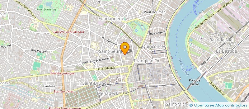 localisation de l'entreprise MADAME MAGALI PLATON  BORDEAUX