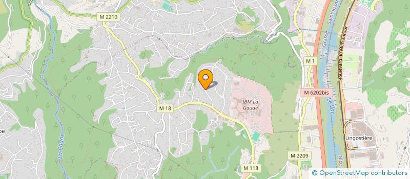 localisation de l'entreprise MADAME MAGALI POIRIER  LA GAUDE