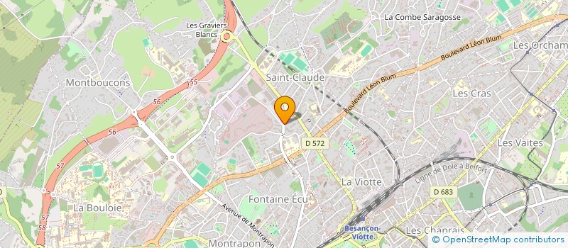 localisation de l'entreprise MADAME MAGALI POMMIER à BESANCON