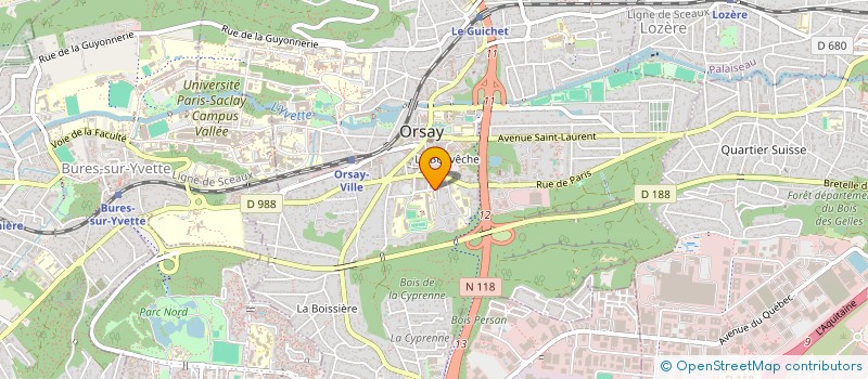 localisation de l'entreprise MADAME MAGALI POMMIER  ORSAY