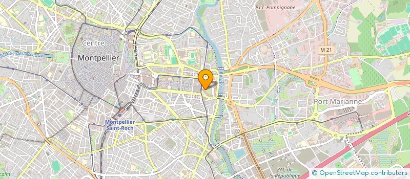 localisation de l'entreprise MADAME MAGALI PONCE à MONTPELLIER