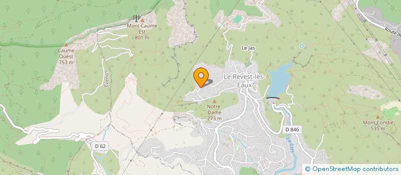 localisation de l'entreprise MADAME MAGALI PONS  LE REVEST-LES-EAUX