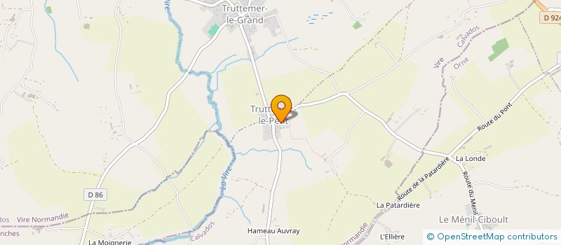 localisation de l'entreprise MADAME MAGALI PORQUET  VIRE-NORMANDIE