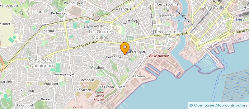 localisation de l'entreprise MADAME MAGALI PRIGENT à BREST