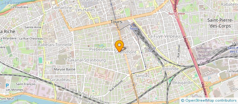 localisation de l'entreprise MADAME MAGALI PROGLER  TOURS