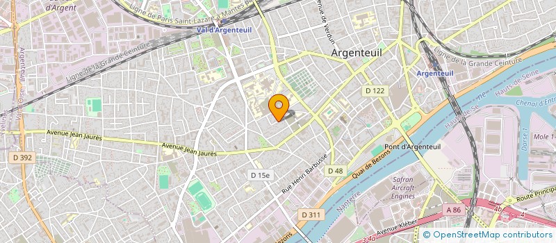 localisation de l'entreprise MADAME MAGALI PROST à ARGENTEUIL