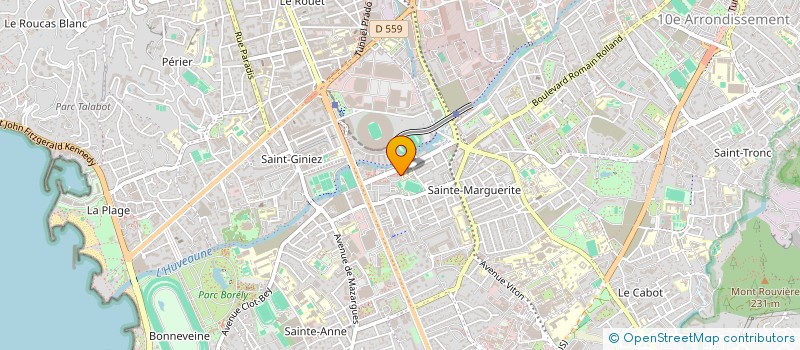 localisation de l'entreprise MADAME MAGALI PRUNETA à MARSEILLE