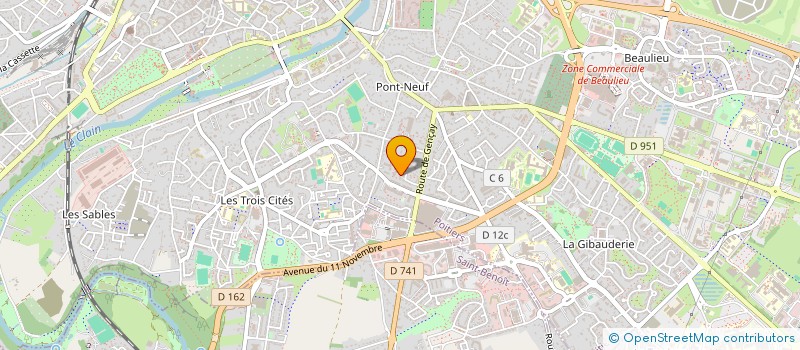 localisation de l'entreprise MADAME MAGALI PUY  POITIERS