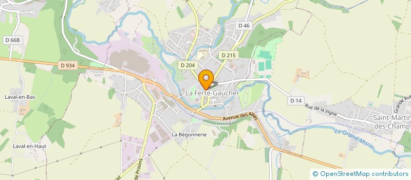 localisation de l'entreprise MADAME MAGALI QUESSETTE  LA FERTE-GAUCHER