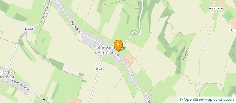 localisation de l'entreprise MADAME MAGALI QUIBEL  NOTRE-DAME-D'ALIERMONT