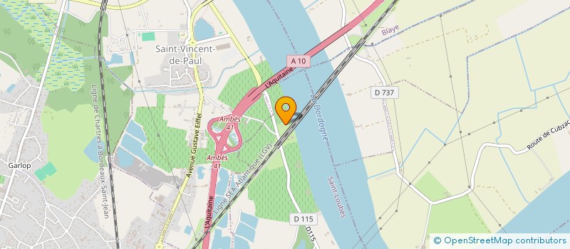 localisation de l'entreprise MADAME MAGALI RAHVAR  SAINT-LOUBES