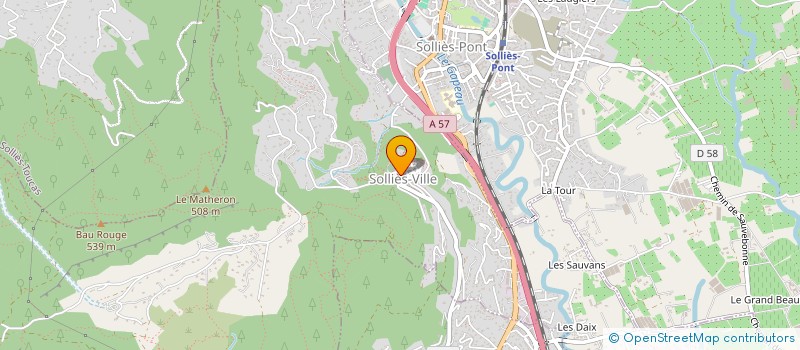 localisation de l'entreprise MADAME MAGALI RAMEL  SOLLIES-VILLE