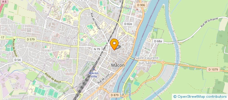 localisation de l'entreprise MADAME MAGALI RAYNAUD DE CHALONGE à MACON