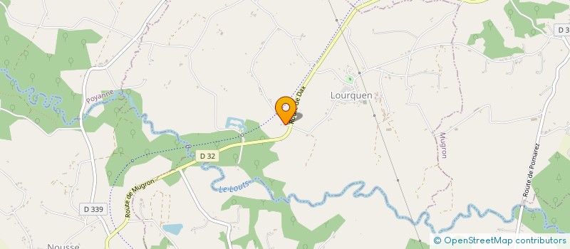 localisation de l'entreprise MADAME MAGALI REBEYROLLES  LOURQUEN