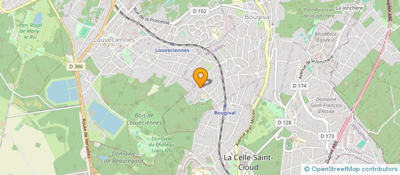 localisation de l'entreprise MADAME MAGALI RENAULT à BOUGIVAL