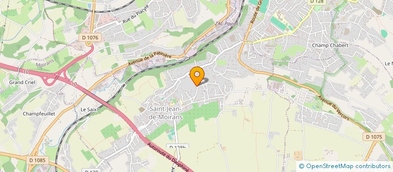localisation de l'entreprise MADAME MAGALI REVOL  SAINT-JEAN-DE-MOIRANS