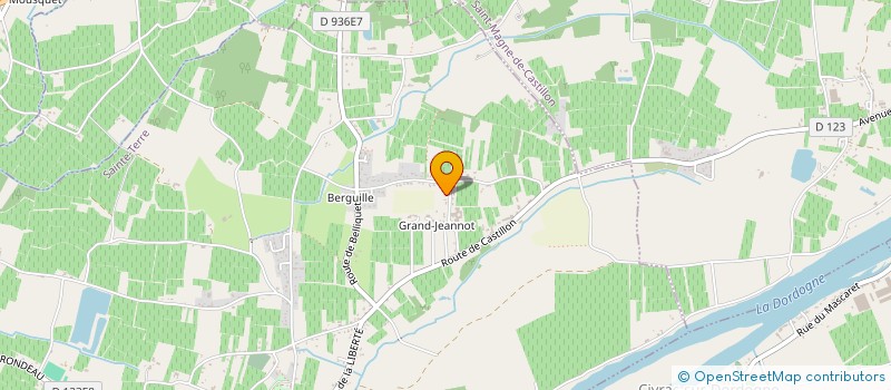 localisation de l'entreprise MADAME MAGALI REY  SAINTE-TERRE