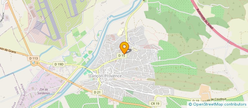 localisation de l'entreprise MADAME MAGALI REYMOND  LANCON-PROVENCE