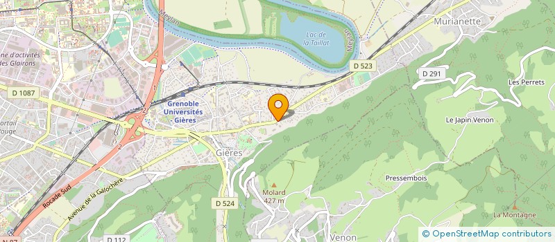 localisation de l'entreprise MADAME MAGALI REYNAUD  GIERES