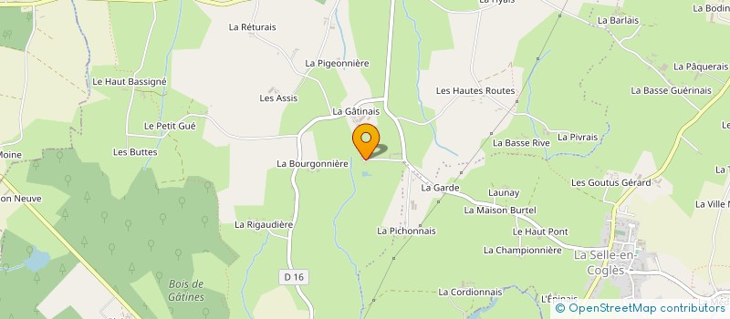 localisation de l'entreprise MADAME MAGALI RICHARD  LES PORTES DU COGLAIS