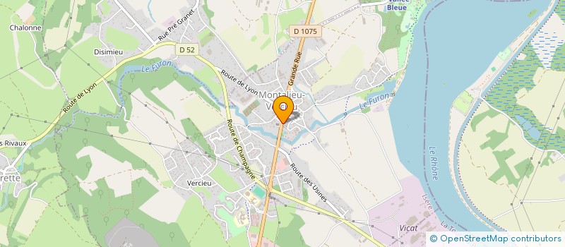 localisation de l'entreprise MADAME MAGALI RIGARD  MONTALIEU-VERCIEU