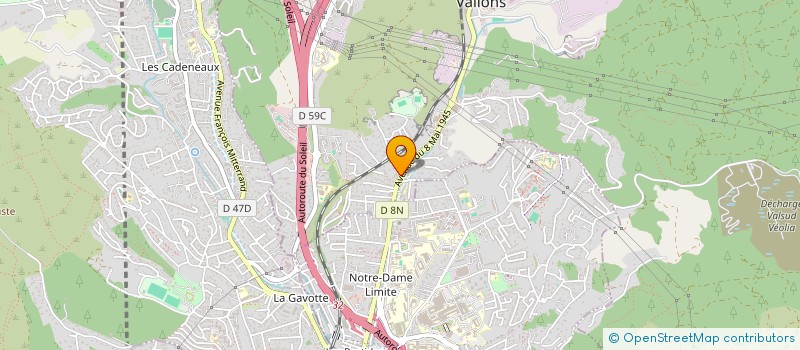 localisation de l'entreprise MADAME MAGALI RIGOLE à SEPTEMES-LES-VALLONS