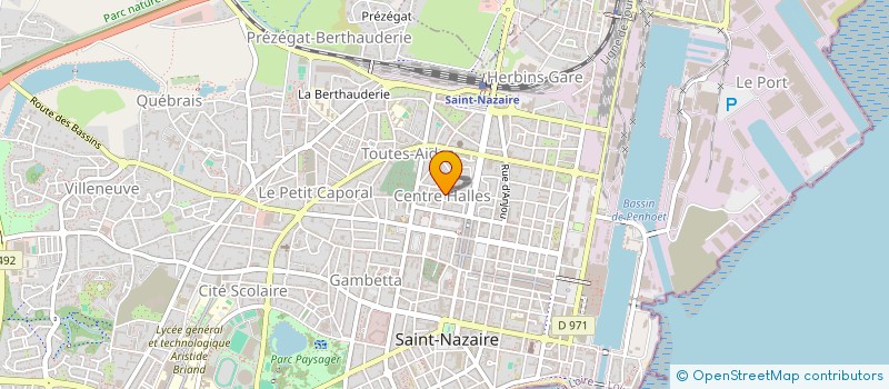 localisation de l'entreprise MADAME MAGALI RIVALLANT à SAINT-NAZAIRE