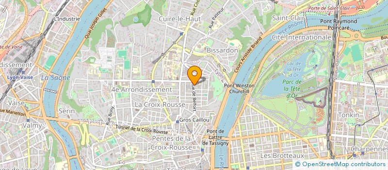 localisation de l'entreprise MADAME MAGALI ROGGERONE à LYON