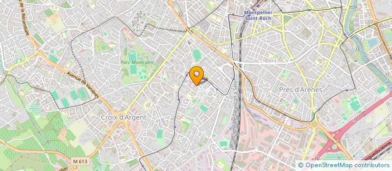 localisation de l'entreprise MADAME MAGALI ROJAS à MONTPELLIER