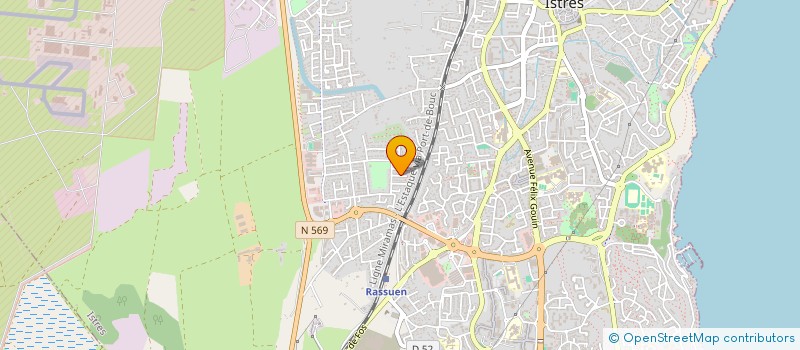 localisation de l'entreprise MADAME MAGALI ROQUILLE  ISTRES