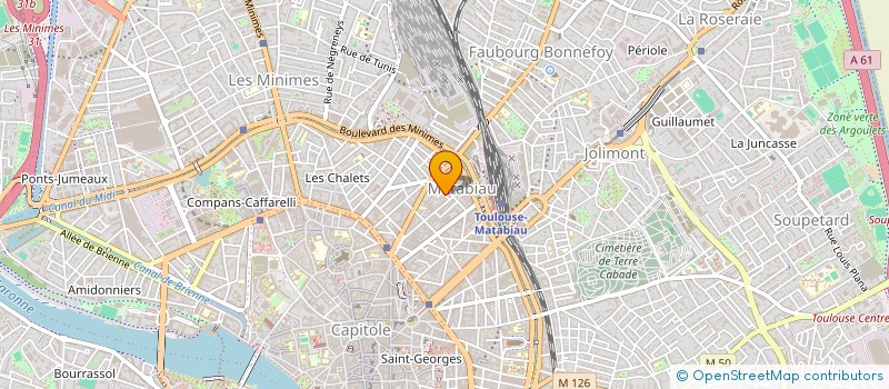 localisation de l'entreprise MADAME MAGALI ROSSIT à TOULOUSE