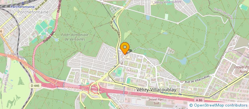 localisation de l'entreprise MADAME MAGALI ROUGER à VELIZY-VILLACOUBLAY