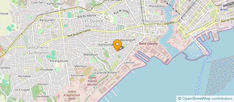 localisation de l'entreprise MADAME MAGALI ROUSSAIN à BREST