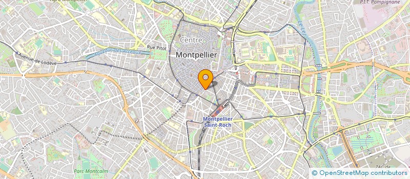 localisation de l'entreprise MADAME MAGALI ROUSSET à MONTPELLIER