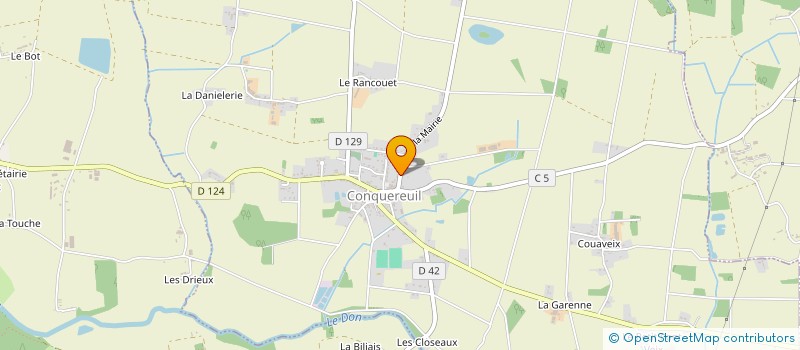 localisation de l'entreprise MADAME MAGALI ROUX  CONQUEREUIL