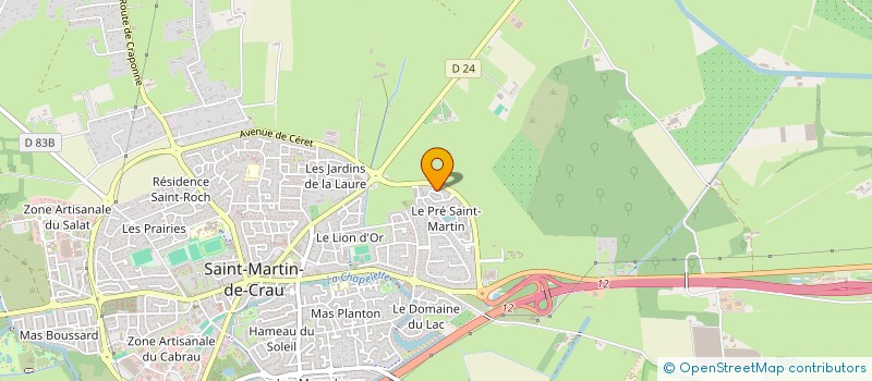 localisation de l'entreprise MADAME MAGALI ROUX à SAINT-MARTIN-DE-CRAU