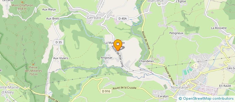 localisation de l'entreprise MADAME MAGALI RUSSIER  GERBAIX