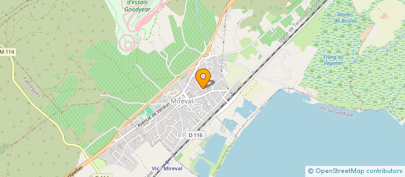 localisation de l'entreprise MADAME MAGALI SABLIER à MIREVAL