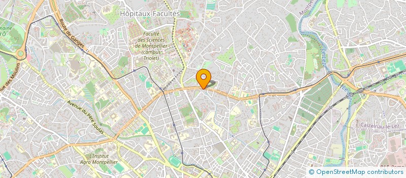 localisation de l'entreprise MADAME MAGALI SALETES à MONTPELLIER