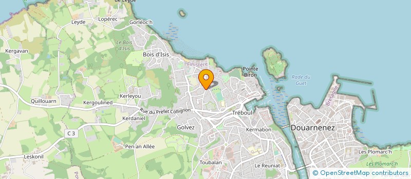localisation de l'entreprise MADAME MAGALI SAOUZANET à DOUARNENEZ