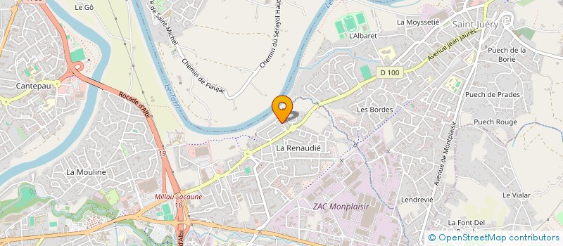 localisation de l'entreprise MADAME MAGALI SAURA à ALBI